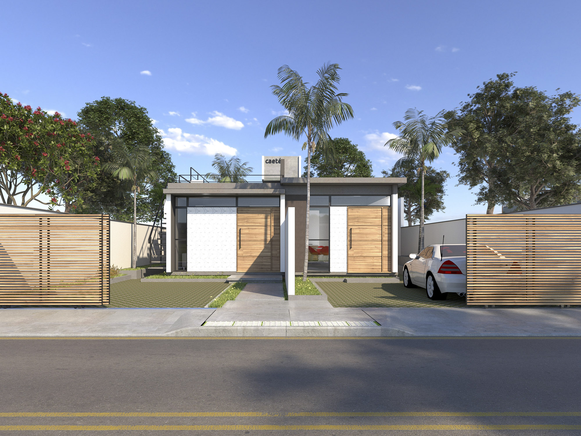 Residência geminada moderna no bairro Centenário em Camboriú